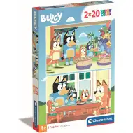 Bluey 2x20 komada supercolor puzzle - Clementoni