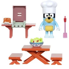Bluey: Set igračaka za vrtnu roštilj zabavu s figuricom Bandita slika 2