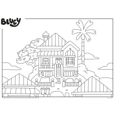 Bluey bajka za laku noć 2 u 1, puzzle od 24 dijela i bojanka 35x25 cm - Lisciani slika 3