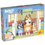Bluey psići na stepenicama 2 u 1, puzzle od 24 dijela i bojanka 35x25 cm - Lisciani