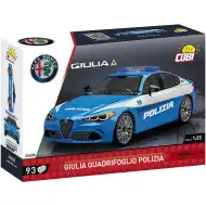 COBI: Alfa Romeo Giulia Quadrifoglio policijski automobil građevinska igračka (24606)