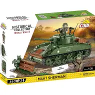 COBI: Građevinski set tenka M4A1 Sherman (3126)