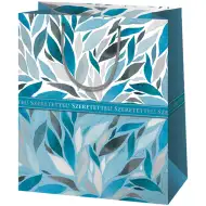 Cardex: Divovrska poklon-vrećica s natpisom "S ljubavlju – plava" veličine 33x15x44 cm