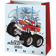 Cardex: Monster Truck crveno-bijela automobilska poklon vrećica srednje veličine 17,8x10x23 cm