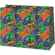 Cardex: Velika poklon vrećica za zabavu s dinosaurom na dasci, 26,7x13,7x33 cm