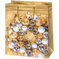 Cardex: Zlatna srednje velika poklon vrećica 17x10x23cm