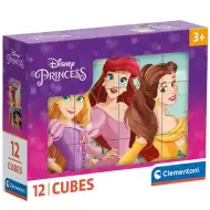 Clementoni: Disney Princeze kocke s pričama, set od 12 komada
