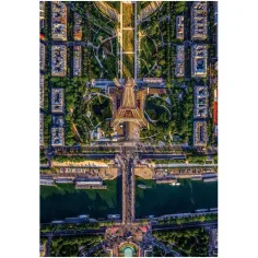 Clementoni kompakt puzzle 1500 komada - HQC iznad Pariza slika 2