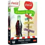 Coca-Cola kamo god ideš 1000-dijelni Premium plus quality puzzle - Trefl