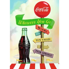 Coca-Cola kamo god ideš 1000-dijelni Premium plus quality puzzle - Trefl slika 2