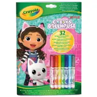 Crayola: Bojanka i Aktivnosti - Gabina kućica za lutke s 7 flomastera