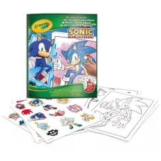 Crayola: Sonic, jež - bojanka s naljepnicama