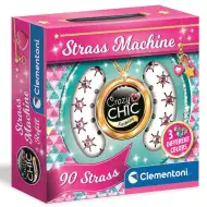 Crazy Chic: Punjenje strass kamenčićima, set od 90 komada za punjenje strass kamenčićima za stroj - Clementoni