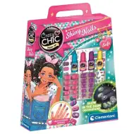 Crazy Chic: Set za ukrašavanje noktiju s fluorescentnim naljepnicama i dodacima - Clementoni