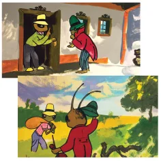 Cvrčak i mrav dijafilm slika 2