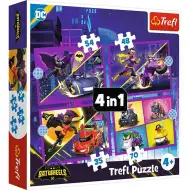 DC Comics: Batwheels 4 u 1 puzzle - Trefl