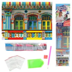 Dijamantna slagalica: Boje Južne Amerike dijamantni set za slikanje 30x40cm slika 2