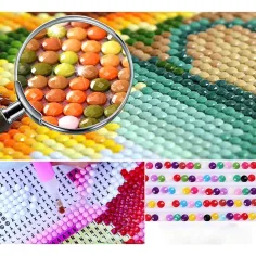 Dijamantna slagalica: Set za dijamantno slikanje s motivom flaminga 10x15cm slika 2