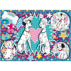 Disney 101 dalmatinac 2 u 1, puzzle od 24 dijela i bojanka 35x25 cm - Lisciani slika 2