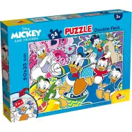 Disney Donald Duck 2 u 1, puzzle od 24 dijela i bojanka, 50x35 cm - Lisciani
