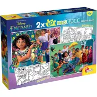Disney Encanto 2 u 1 maxi 2x60 dijelova puzzle i bojanka 50x35 cm - Lisciani