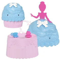 Disney Princeze: Mini cupcake iznenađenje lutka 1 kom - Mattel slika 2