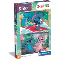 Disney Stitch 2x20 komada Supercolor puzzle - Clementoni