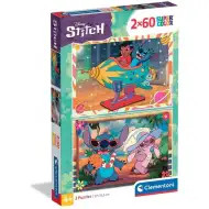 Disney Stitch 2x60-dijelni Supercolor puzzle - Clementoni