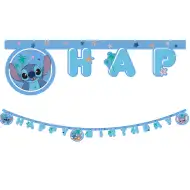 Disney+Stitch rođendanski natpis "Sretan rođendan" party banner 200cm