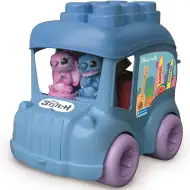 Disney Stitch školski autobus s mekanim kockama za slaganje - Clementoni