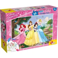 Disney princeze 2 u 1 maxi puzzle od 35 dijelova i bojanka 70x50 cm - Lisciani