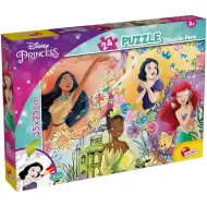 Disney princeze 2 u 1, puzzle od 24 dijelova i bojanka 35x25 cm - Lisciani
