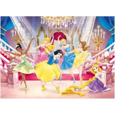 Disney princeze 2 u 1, puzzle od 250 dijelova i bojanka 50x35 cm - Lisciani slika 2