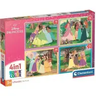 Disney princeze 4-u-1 Supercolor slagalica - Clementoni