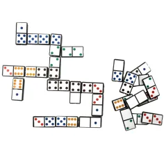 Domino igra boje i brojevi slika 2