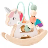 Drvena igrača za bebe s jednorogom - Woodyland
