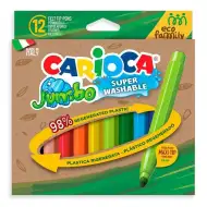 Eco Family Jumbo 12 komada flomaster set 6 mm - Carioca