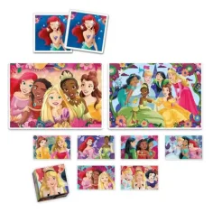 Edukit: Disney Princeze 4 u 1 igra kolekcija - Clementoni slika 2