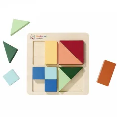 Eichhorn: Drvena Montessori slagalica boja i oblika – Logička igra za male ruke - Simba Toys slika 2