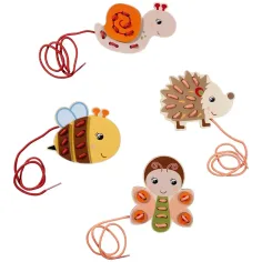 Eichhorn: Drvena igračka za provlačenje s motivima životinja - Simba Toys slika 2
