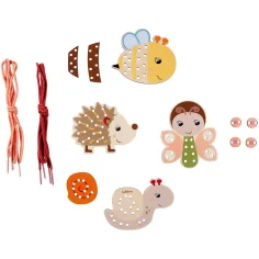 Eichhorn: Drvena igračka za provlačenje s motivima životinja - Simba Toys slika 3