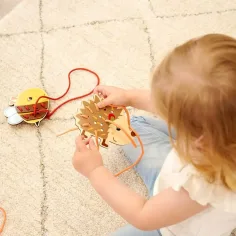 Eichhorn: Drvena igračka za provlačenje s motivima životinja - Simba Toys slika 5