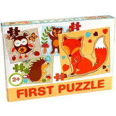 Šumski životinjski Bébipuzzle - D-Toys
