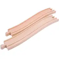 Drveni dodatni element uz željeznice 2 kom