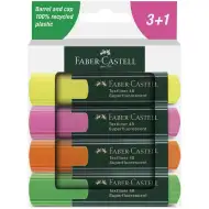 Faber-Castell: 1548 Superfluorescent 4-dijelni set marker za isticanje teksta