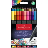 Faber-Castell: Grip set od 20 komada tankih flomastera 0,4 mm