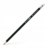 Faber-Castell: HB grafitna olovka s gumicom na kraju, 1 kom.