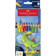 Faber-Castell: Jumbo GRIP set bojica s dinosaurima 8+2 komada