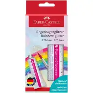 Faber-Castell: Ljepilo s duginim bojama i šljokicama 2x12ml