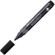 Faber-Castell: Permanentni marker crna alkoholna flomaster s zaobljenim vrhom